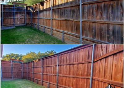 Beautiful Fence Transformation Before and After