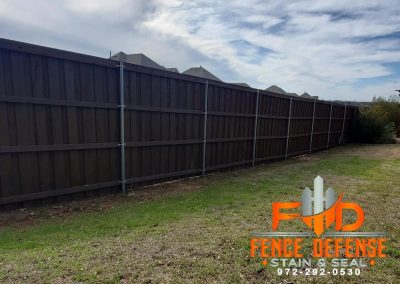 Dark Brown Staining For Your Fence