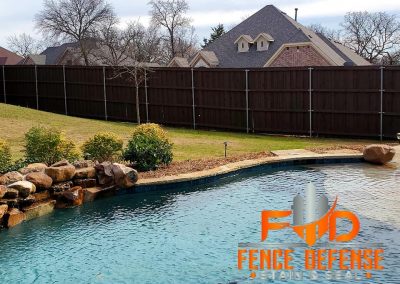 Dark Fence Staining in HOA