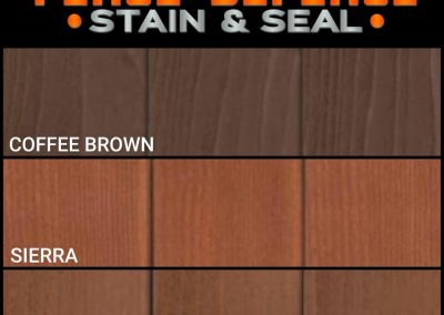 Fence Staining Color Options