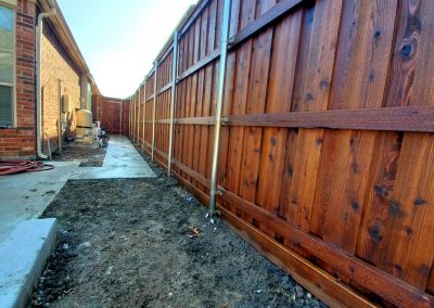 Fence Staining in McKinney