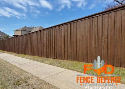 Fence Staining in Richardson