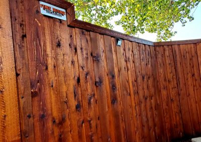 Pro Stained Fence