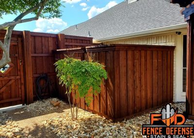 Restaining Fence Professionally