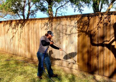 Professional Fence Staining