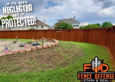 Staining A New Cedar Fence