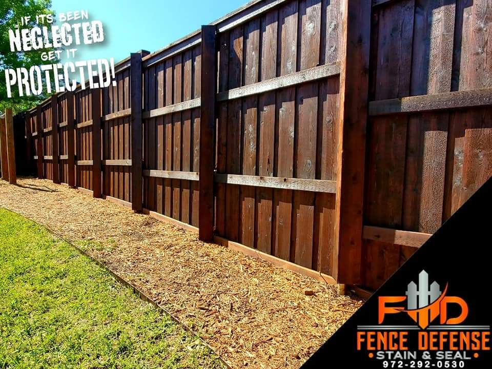 Professional Fence Staining Frisco TX Oxford Brown Transparent Stain