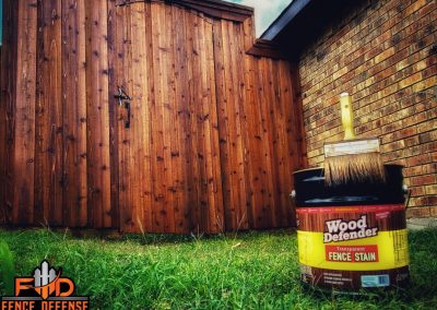 Wood Defender fence staining service Plano, Texas