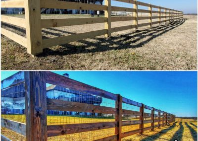 Fence Staining Ranch Style Fence Plano Texas