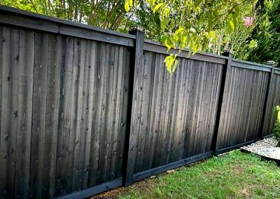 Frisco Fence Staining Company Black Semi Solid