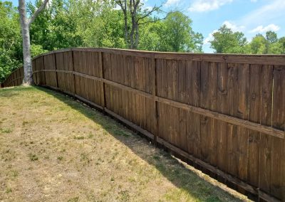 Beautiful Walnut Semi Transparent Fence Stain Frisco Texas