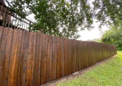 Board on Board Walnut Semi Transparent Stain Plano Texas