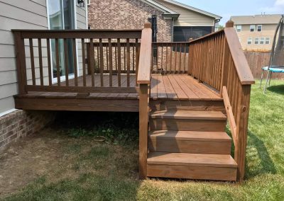 Deck Patio Staining Frisco Texas Sable Semi Solid