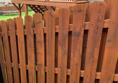 Fence Staining Pecan Semi Transparent Frisco TX