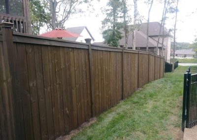 Fence Staining Professional Frisco Texas Chocolate Semi Solid