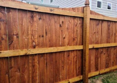 Pecan Semi Transparent Fence Stain Frisco Texas