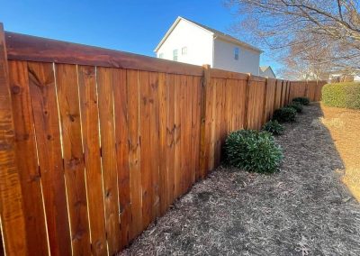 Pecan Semi Transparent Stain Patio Cover Frisco Texas