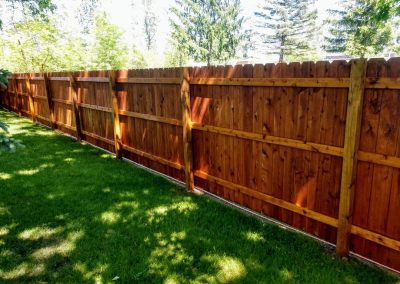 Professional Fence Staining Pecan Semi Transparent