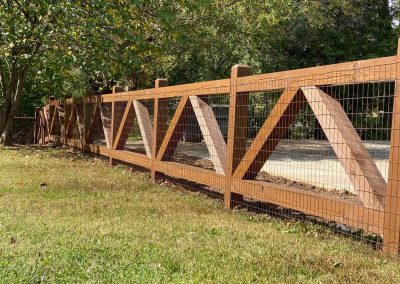 Ranch Style Fence Staining Sable Semi Solid