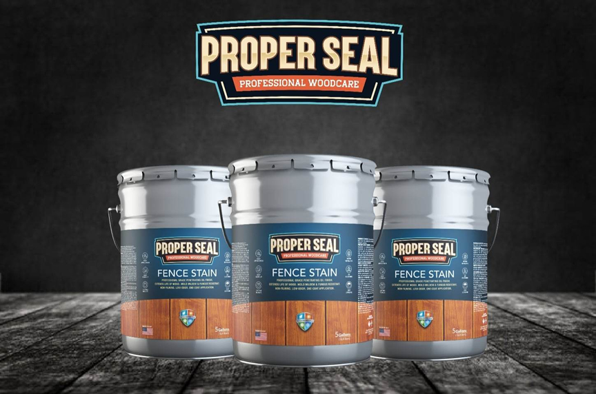 Proper Seal Professional Woodcare Fence Stain