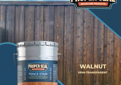 Proper Seal Semi Transparent Fence Stain Walnut