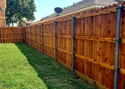 Cedar Tone Fence Stain Color Plano TX